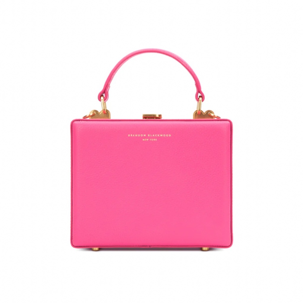 Brandon Blackwood Hot Pink Leather Bag Kendrick Trunk